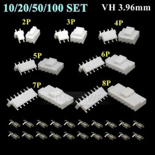 2/3/4/5/6/7/8 Pin/Way JST VH 3.96mm Crimp Connector Kit Plug Socket Terminals  