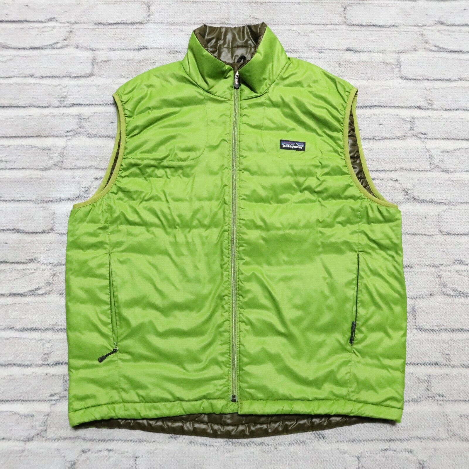 Patagonia Micro Puff Vest Size L Green 83996 | eBay