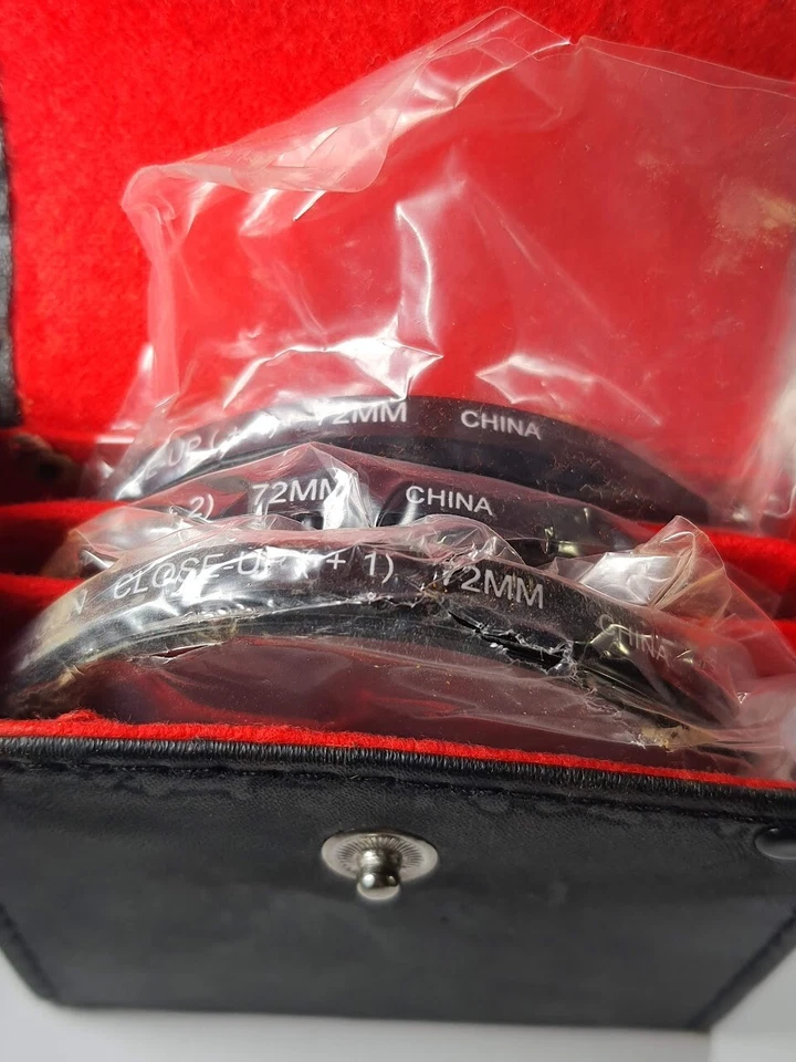 Genuine Japan 72mm Close-Up Lens Set +1 +2 +3 Glass Lens Filter Japan 72 mm - Image 3 of 4