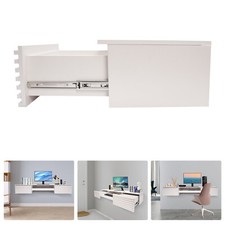 Wall Mounted Desk, Wall Mounted Desk with Pull Out Drawer, Wall Organizer