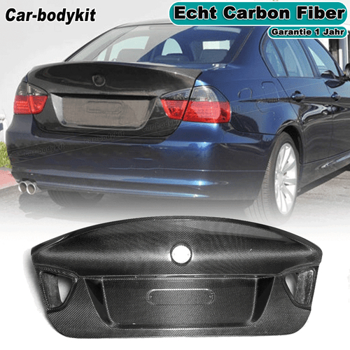 Coperchio bagagliaio portellone in carbonio per BMW E90 320d 323i 05-08 - Foto 1 di 9