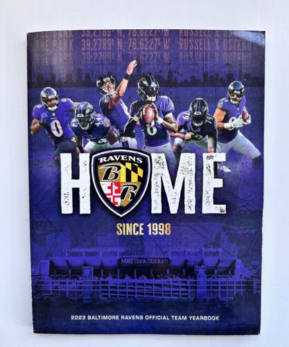 2023 BALTIMORE RAVENS OFFICIAL TEAM YEARBOOK NFL FOOTBALL PROGRAM 🏈🐦⬛