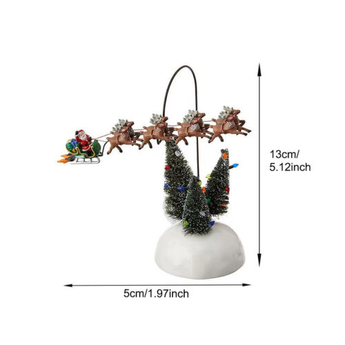 LED Light Up Snow Covered Christmas House Village Scene Xmas Decor Secret Fairy - Picture 19 of 22