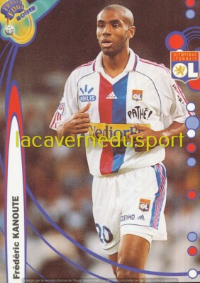 086 FREDERIC KANOUTE # OLYMPIQUE LYONNAIS KARTE DS FRANKREICH FUSSBALL 1999 2000