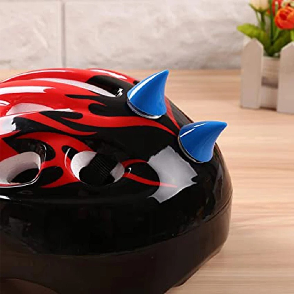 Durable and Eye Catching 2pcs Motorcycle Helmet Decoration Sticker Set