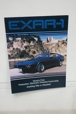 1979 Amectran Exar-1 Original Electric Car Sales Brochure Folder w/Specs
