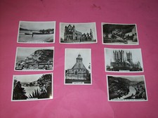 8 x Kingswear Ilfracombe Lynmouth Sights of Britain cigarette cards Wye Lincoln