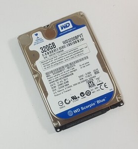 320GB Western Digital WD3200BPVT-80ZEST0 SATA 2,5" Notebook Festplatte
