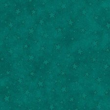 Starry Basics By Henry Glass - New Teal Stars 8294-78