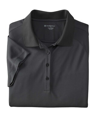 Harriton Ladies' 3.8 oz. 100% Polyester Polytech Mesh Insert Polo M374W S-2XL