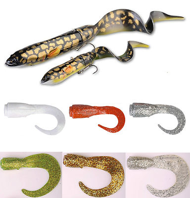 Savage Gear 3D Hard Eel Provokation Tail 3pcs Combo Pack Ersatzschwänze Twister