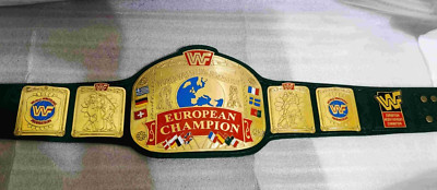 Customizable European world wrestling federation championship title belt 2mm