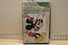 1971 Vintage Walt Disney Mickey Mouse Cartoon Kit Colorforms Toy Game