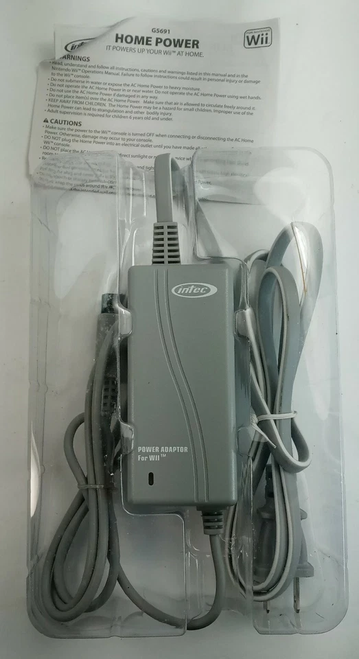 Adaptador de corriente Intec para Wii Foto 2 de 2