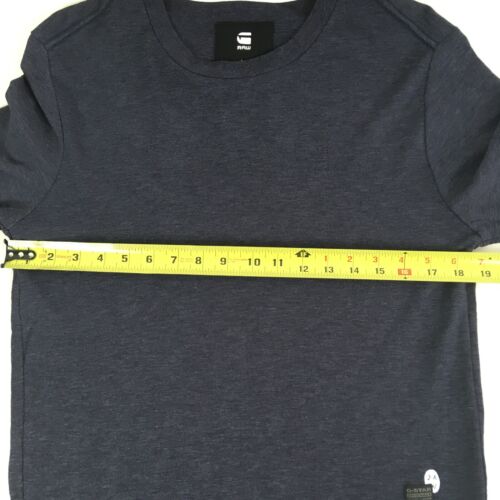 G STAR RAW Atves Long Sleeve T Shirt, Men's L, Dark Saru Blue - Picture 7 of 13