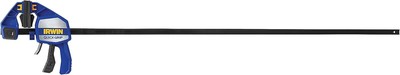 IRWIN QUICK-GRIP Bar Clamp, One-Handed, Heavy-Duty, 50-Inch (1964716), Blue