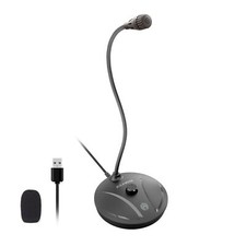 JOUNIVO USB Microphone for Computer PC/Laptop Mic Mute Button with LED Indica...