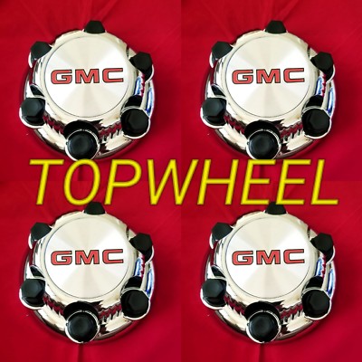4PCS Chrome GMC Sierra Yukon Savana 6 Lugs 1500 Center Caps 16'' 17'' Wheels NEW!!