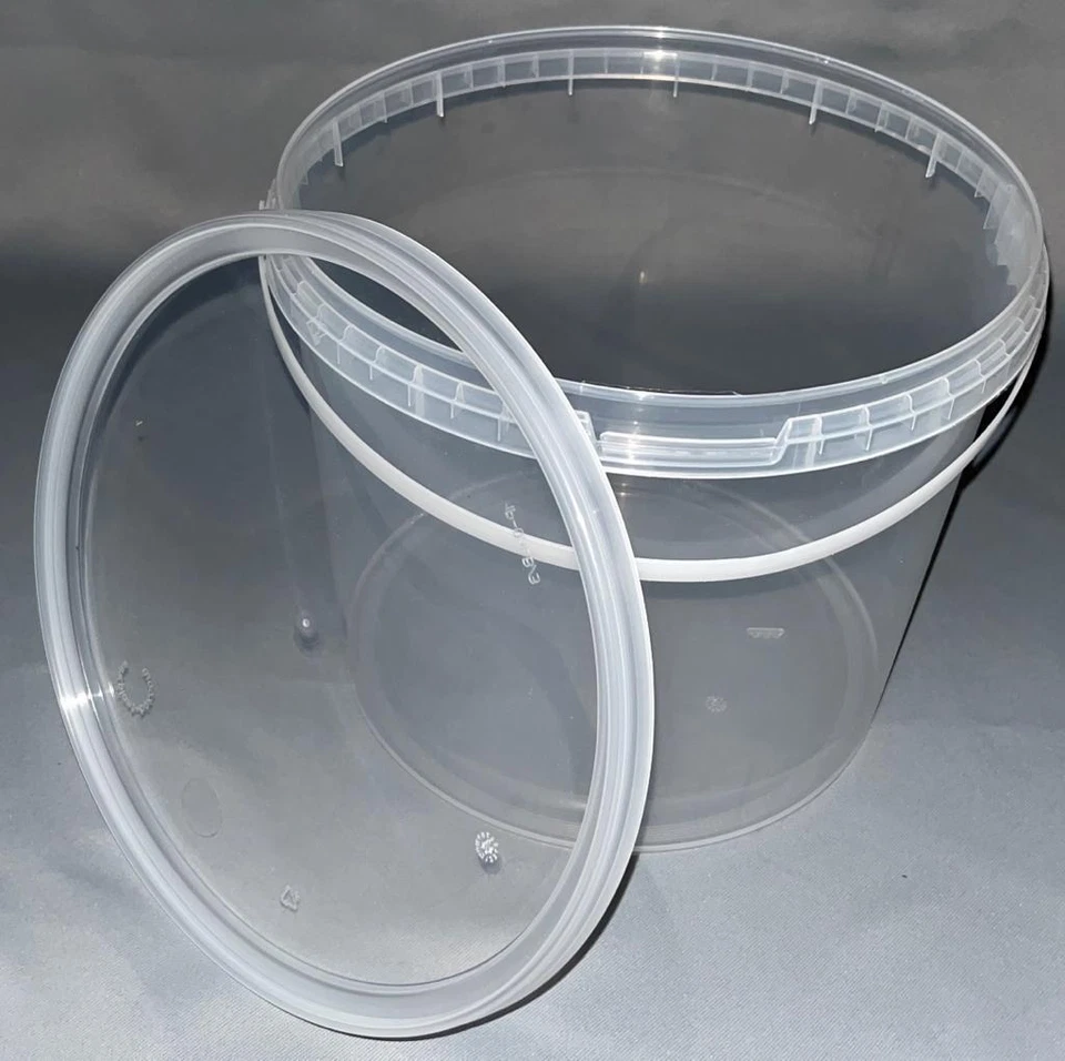 Eimer mit Deckel 5 10 20 25 30 L Aufbewahrung Lebensmittelecht Leereimer Kübel - Bild 4 von 4