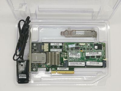 HP 633537-001 Smart Array P222 1GB FBWC 1-Port PCI-E SAS RAID Controller Battery