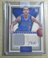 2013 Panini Timeless Treasures Treasured Picks Jerseys Shane Larkin #1 Rookie RC