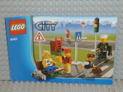 LEGO  City Bauanleitung 8401 City Minifigure Collection instruction B3758