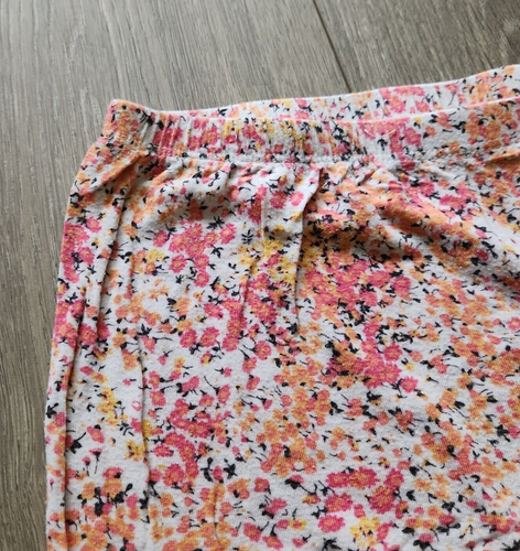 Secret Treasures Sleep Pants Capri Women's M 8 10 Floral Print Pink White Yellow - Picture 3 of 12