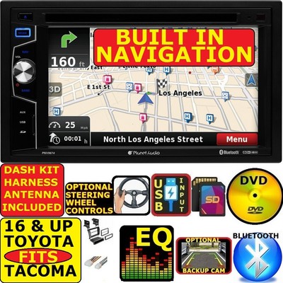 FITS/FOR 16 & UP TOYOTA TACOMA GPS NAVIGATION BT USB CD/DVD/AUX RADIO STEREO PKG