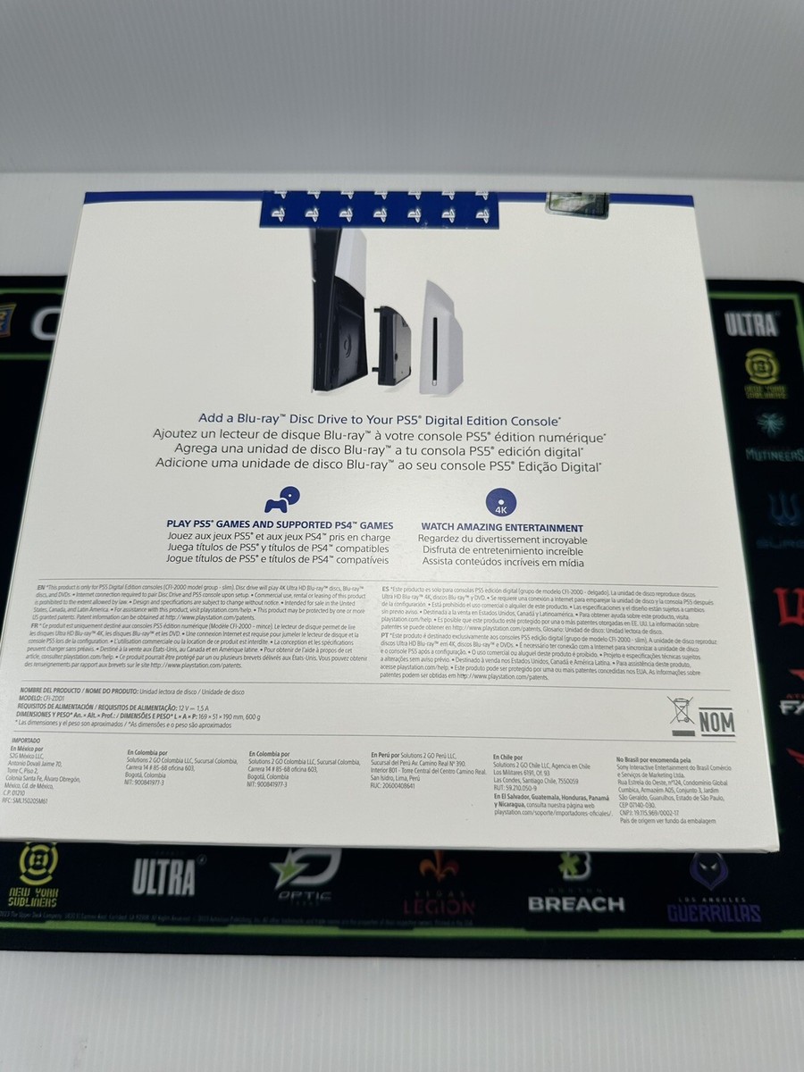 Sony Playstation 5 Ps5 Disc Drive For Digital Edition Consoles
