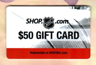 NHL SHOP Stanley Cup ( 2006 ) Gift Card ( $0 - NO VALUE )