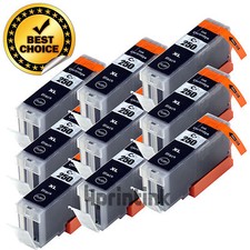9x PGI250XL PGI-250XL Black Ink For Canon Pixma MG5420 MG5520 MG6320 MX722 MX922