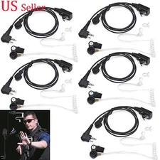 5 pcs Surveillance Kit Tube Headset Earpieces For Motorola Portable radio