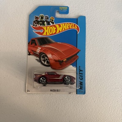 2014 Hot Wheels HW City #21/250 Mazda RX-7 - Red 1359