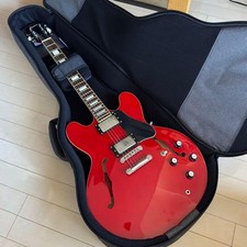 Chitarra elettrica semi-acustica Burny SRSA-65 con borsa gig prodotto usato