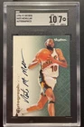 1996-97 SKYBOX AUTOGRAPHICS NATE MCMILLIAN SGC 10 AUTO