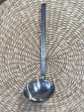 INOX ITALY * STAINLESS STEEL 18/10* SOUP PUNCH SAUCE SERVING 11.5” LADLE