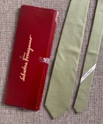 NWT! NEW! Authentic Luxury SALVATORE FERRAGAMO Lollipop/Matchstick Silk Tie