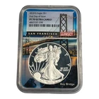 2018-S American Silver Eagle San Francisco Bay Bridge NGC PF70 UCAM FDOI 8A