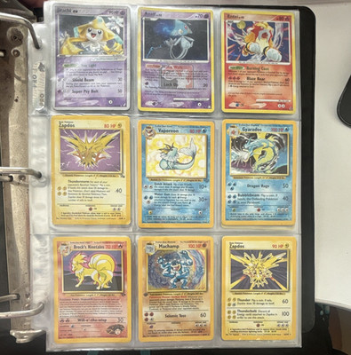 Pokemon TCG 9-Card Holo/Foil Lot EX GX Mega Jirachi ex Zapdos Entei