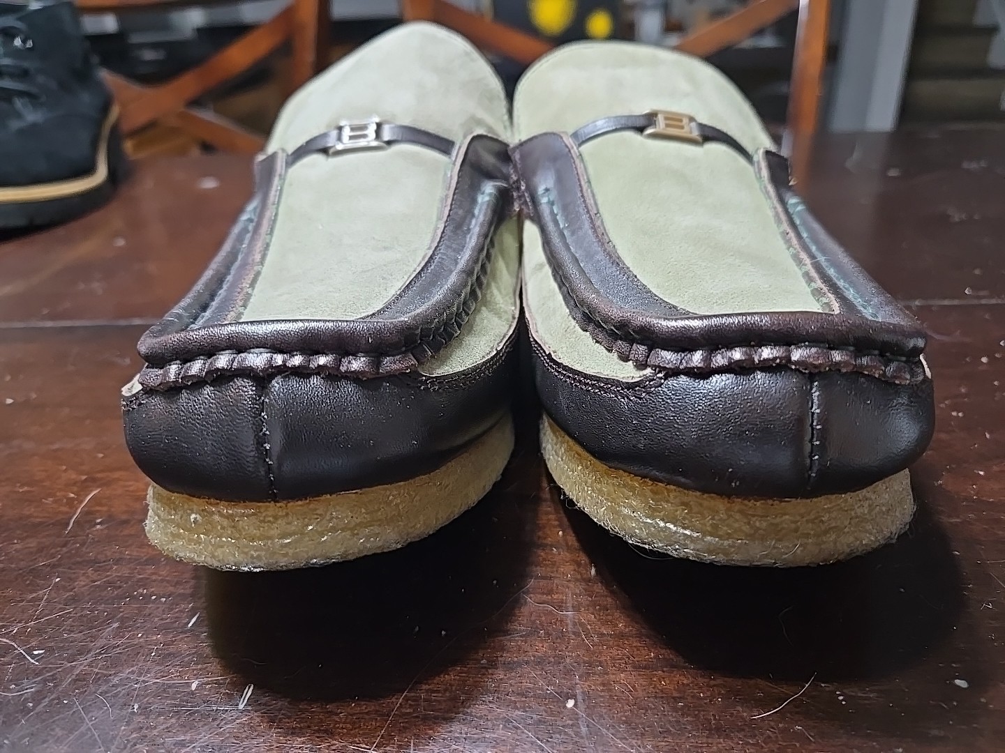 British Collection Power Old School Slipon Shoes Mens 9.5 