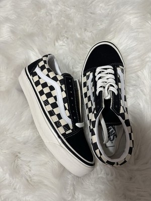 VANS Old Skool 36 DX Checkerboard Damen Sneaker Neu Mit Etikett Schwarz Gr.38,5