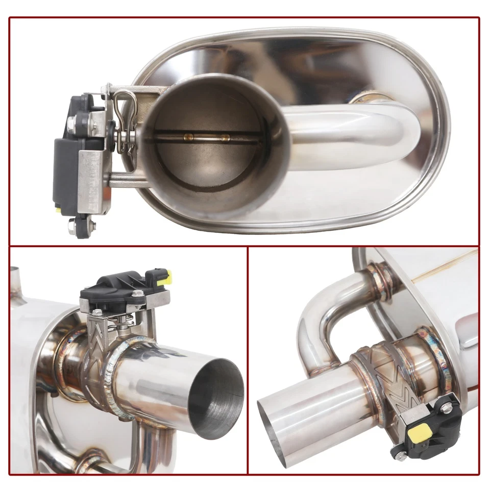 Universal Performance Muffler Valve Dual with Remote Control 3 inch, T Style - Image 4 of 4