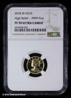 2018-W $10 1/10 oz Gold America Liberty High Relief | NGC PR 70 Ultra Cameo