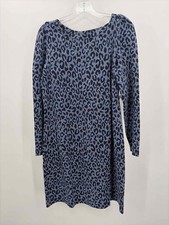 Pre-Owned Talbots Blue Size Large Knee Length Long Sleeve Dress
