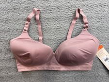 Simply Perfect by Warners Womens 38D Mauve Supersoft Lightly Lined Wirefree Bra