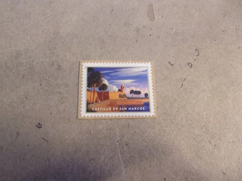 USA Used, Uncancelled 2021 Issue, Scott #5554, $7.95 Castillo De Sn Marcos