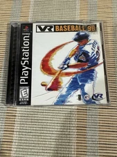 VR Baseball 99 - PS1 - Playstation - Complete w/ Manual  - Check Description