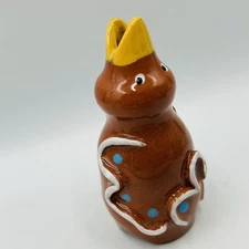 HTF Bonnie Dean Slipware Pottery 4.75” Pie Bird Funnel Vent Redware Folk Art