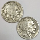 1930-P 1930-S Buffalo Nickel Set (Lot#2)