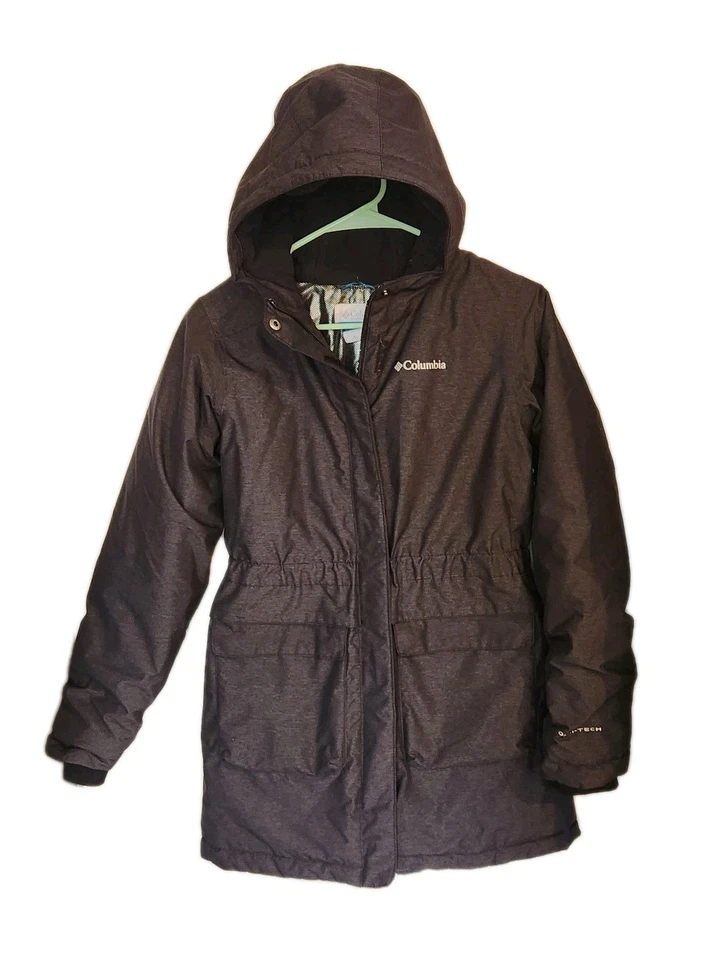 Columbia Girls Lg 14/16 Puffer Hooded Jacket Water Resistant Omni Heat - Image 2 of 4